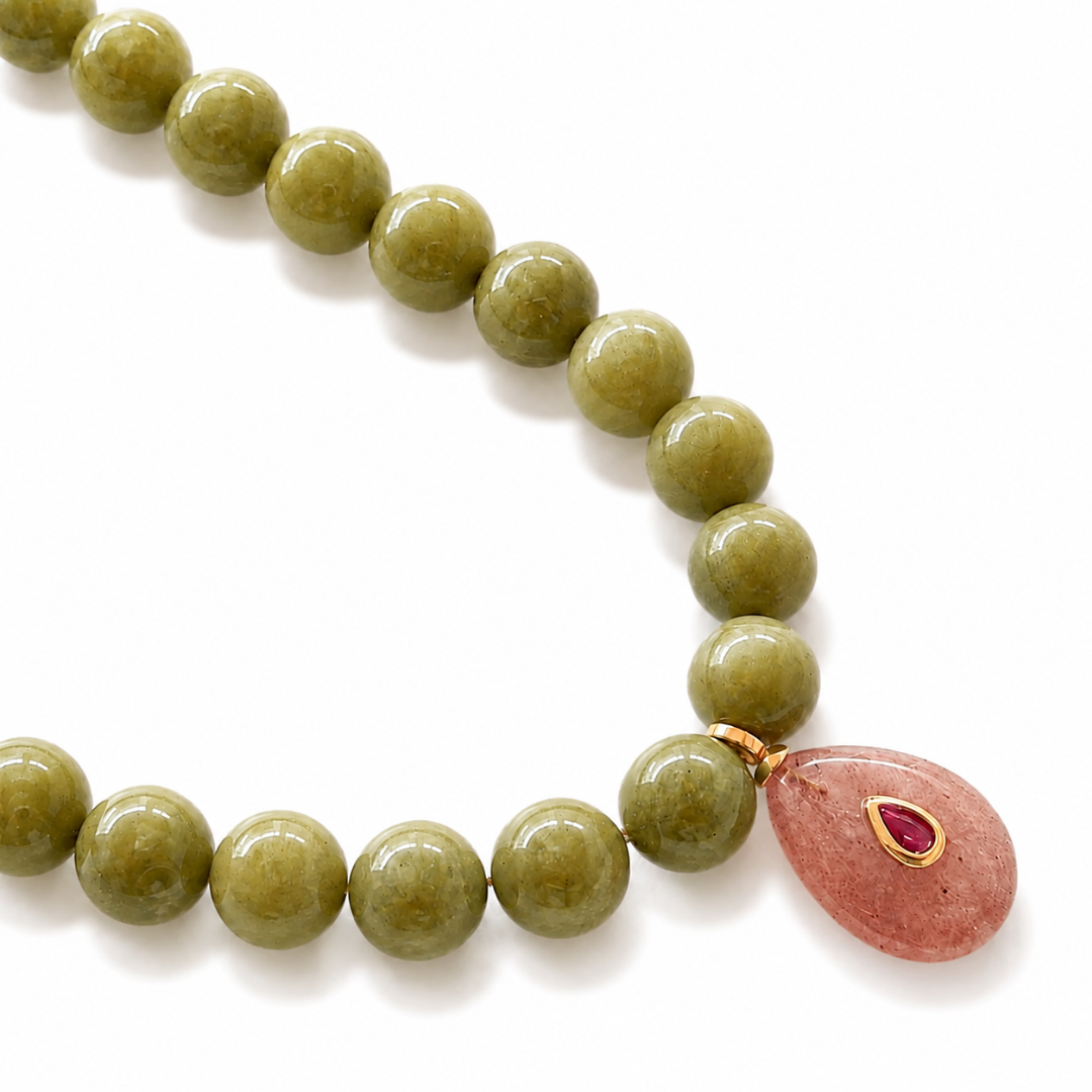 Strawberry Alxa Gaia Necklace
