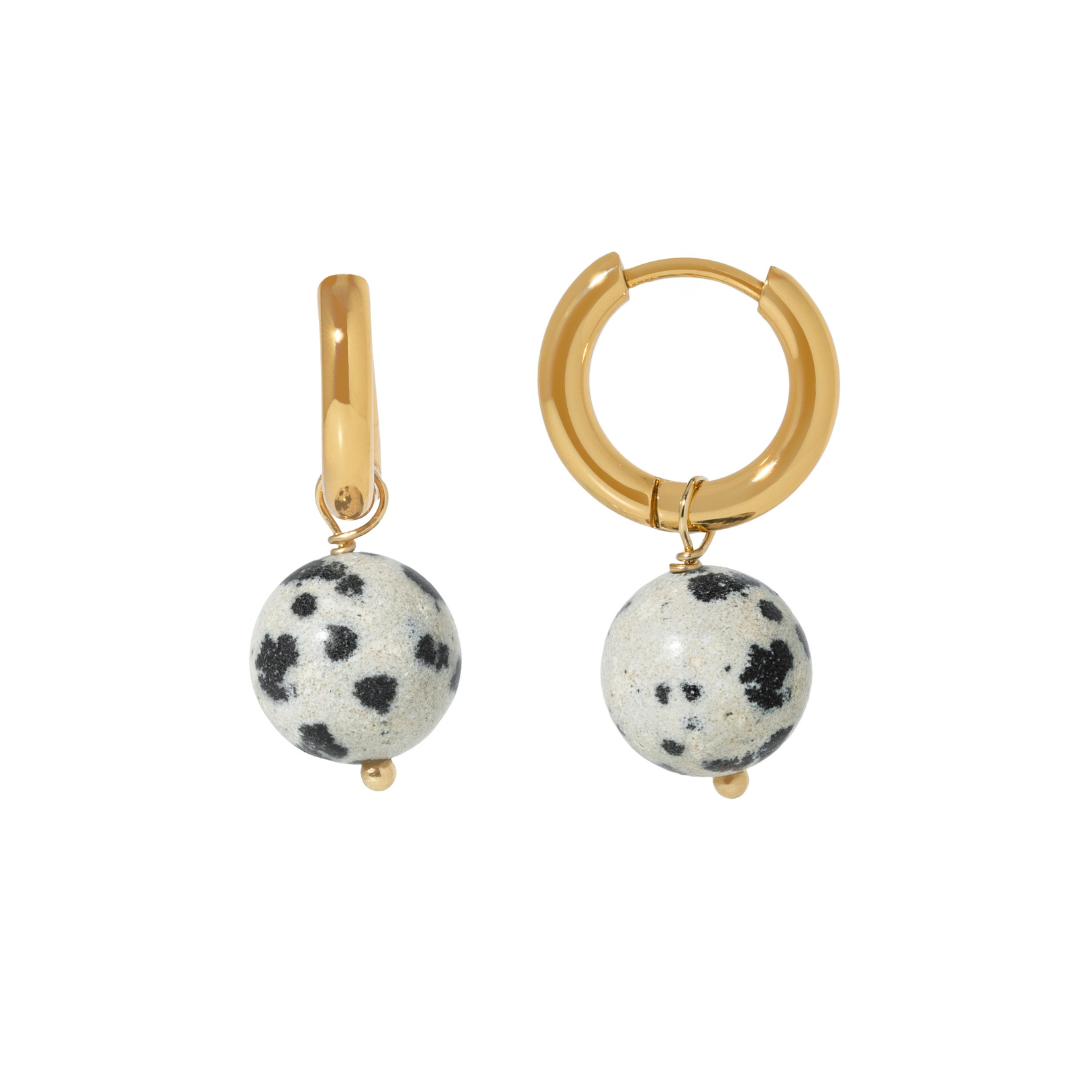 Terrazzo Jasper Hoops