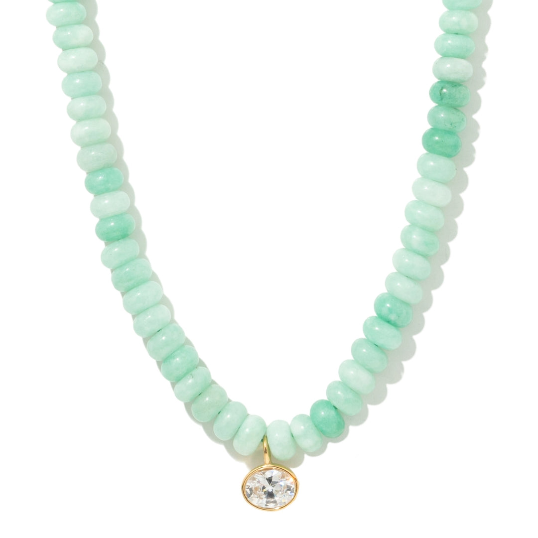 GAIA GREEN JADE NECKLACE