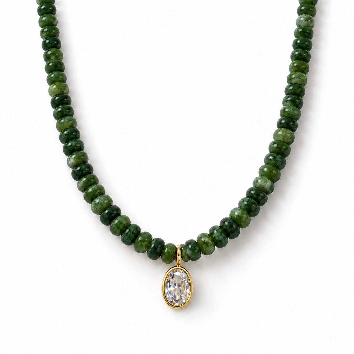 Forest Jade Gaia Necklace