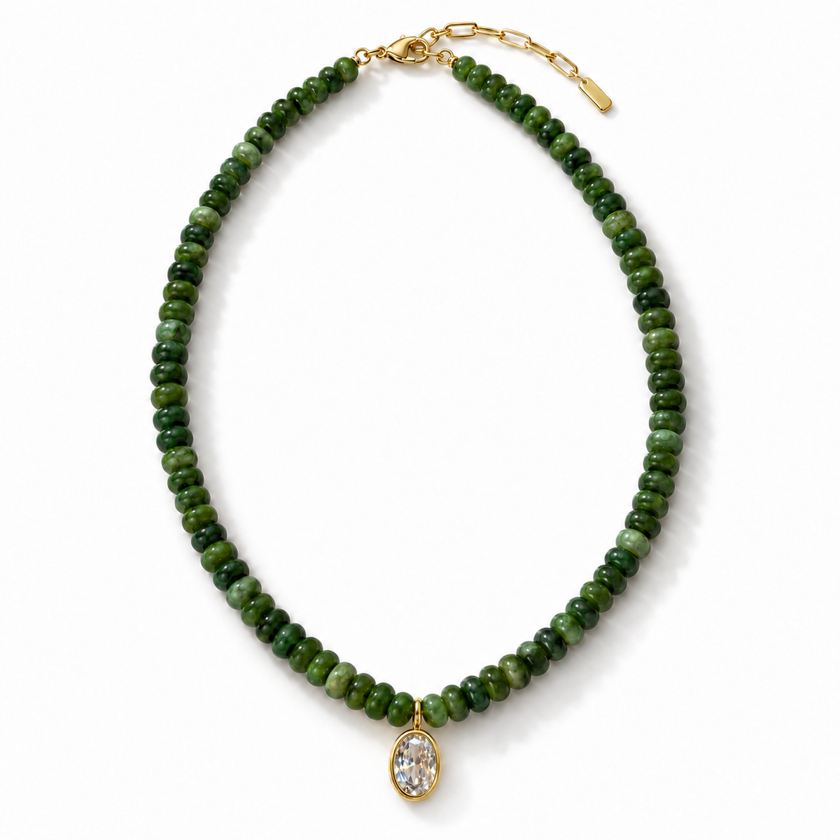 Forest Jade Gaia Necklace