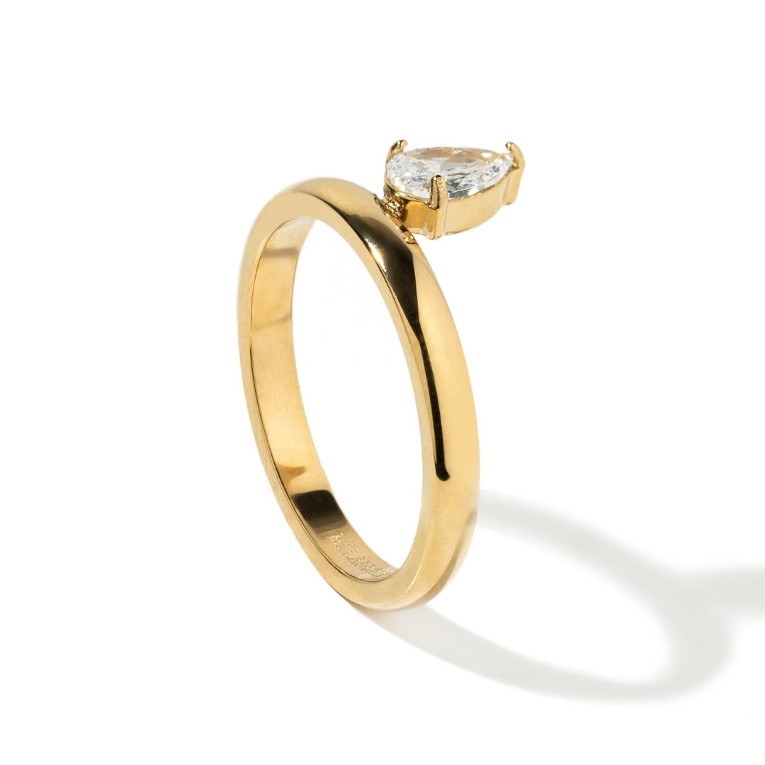 TEAR DROP ICON RING