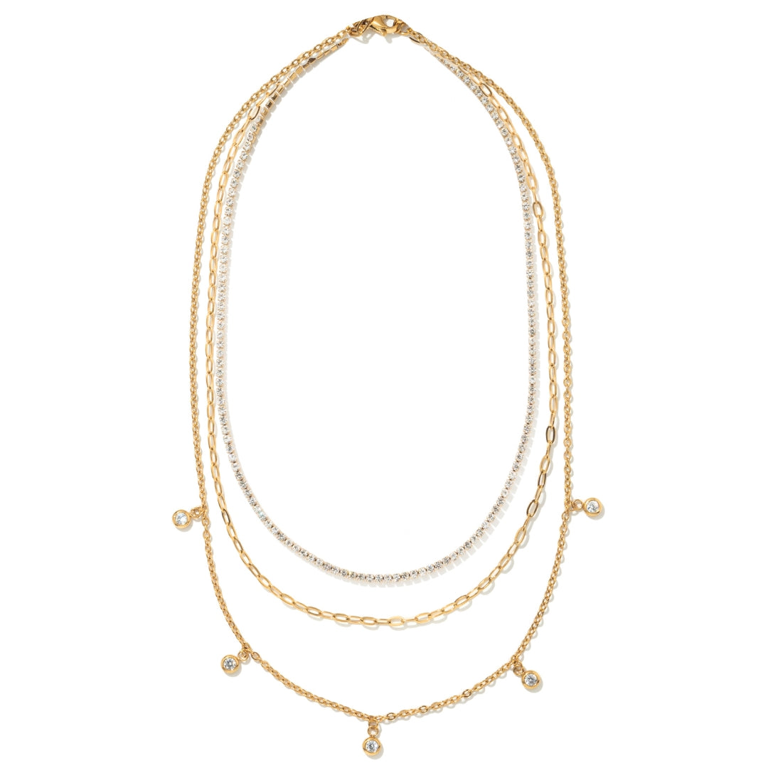 TRINITY SHIMMER NECKLACE