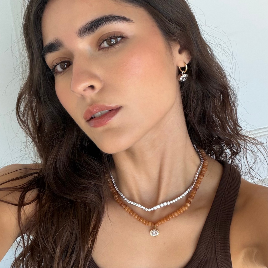 Toffee Jasper Gaia Necklace
