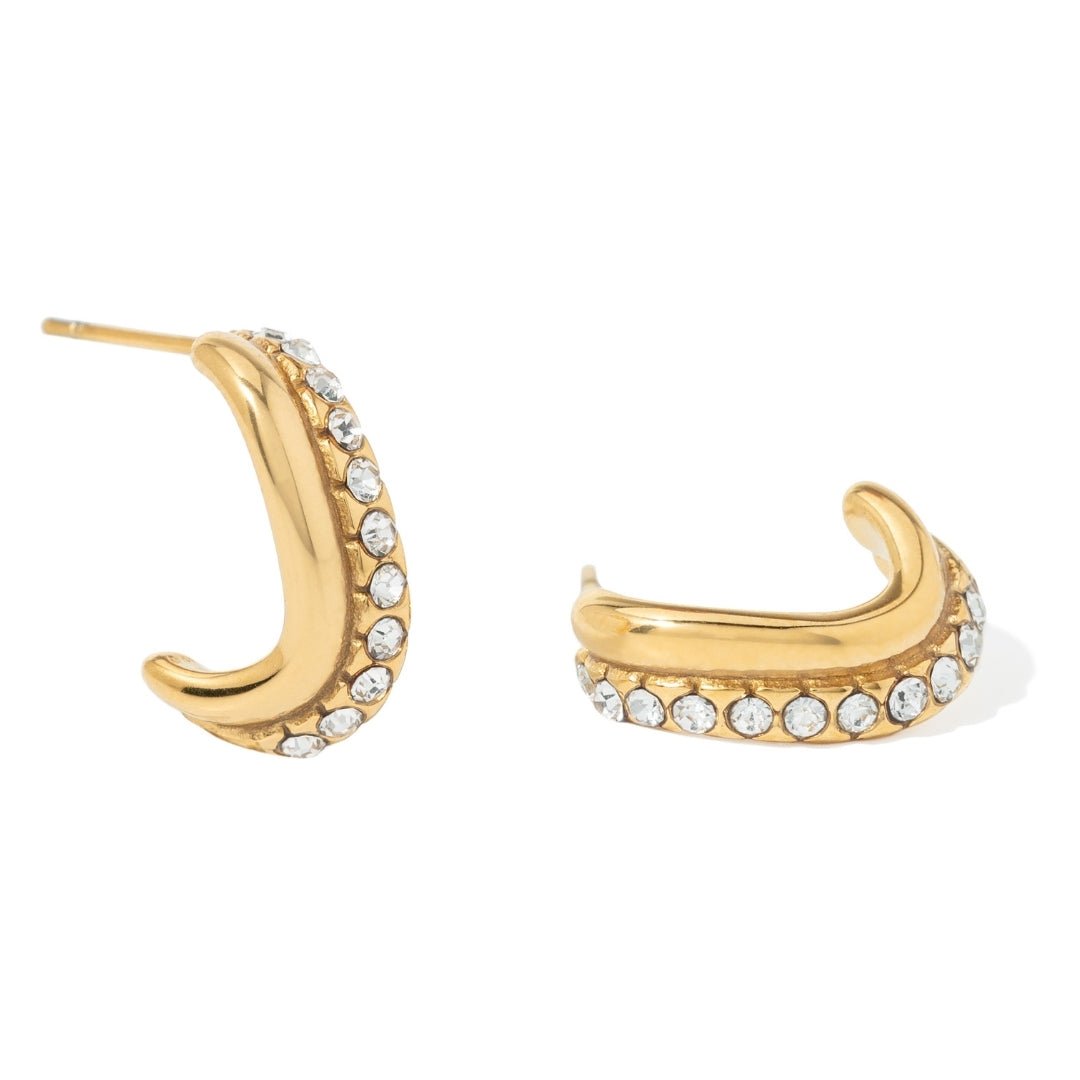 ABSTRACT GLOW EARRINGS - ARETES - Malandra Jewelry - EUWA379-JDE0311321