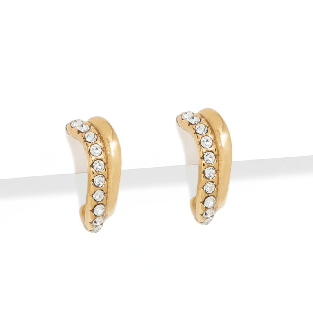 ABSTRACT GLOW EARRINGS - ARETES - Malandra Jewelry - EUWA379-JDE0311321