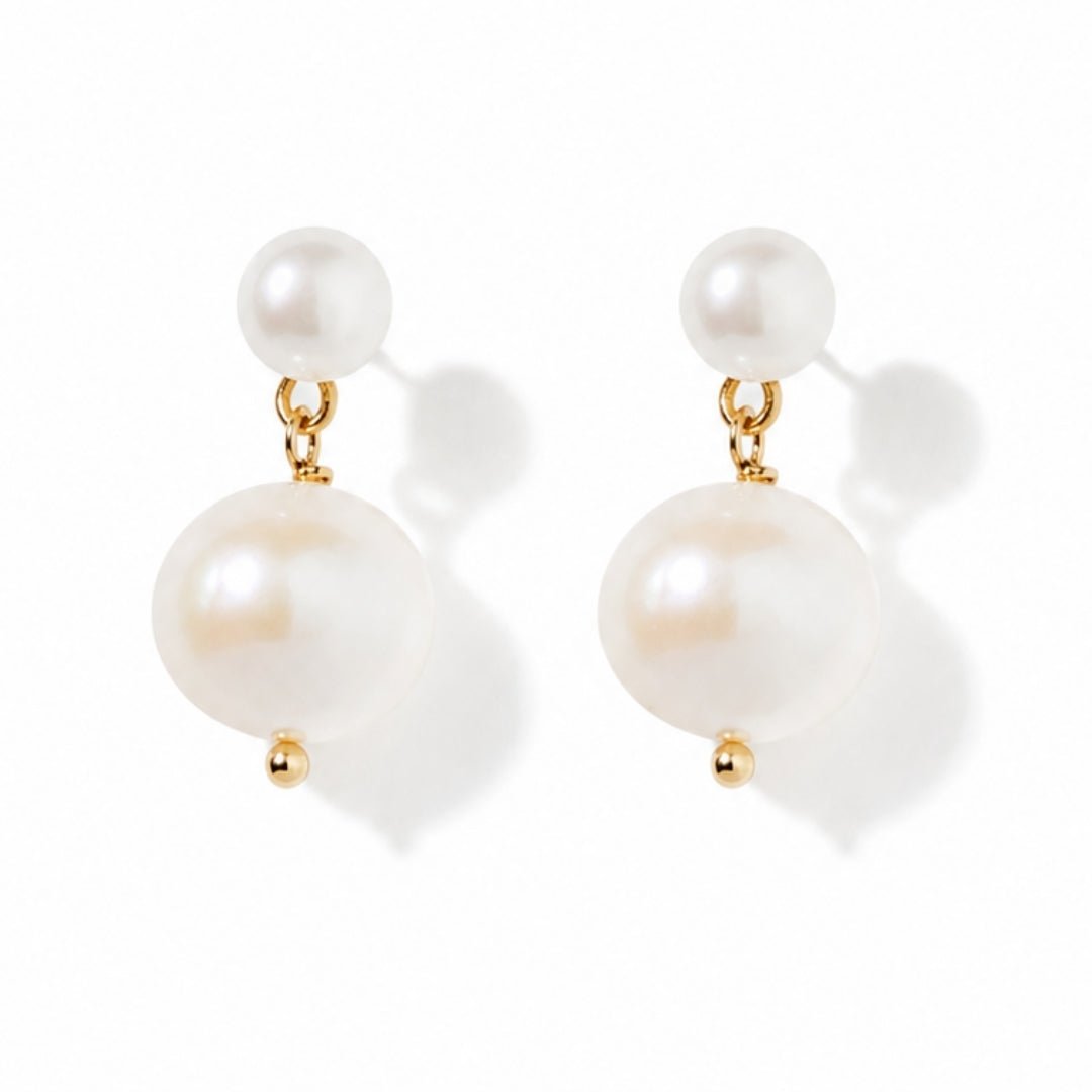 ALLURE PEARL DOTS EARRINGS - ARETES - Malandra Jewelry - TA2088