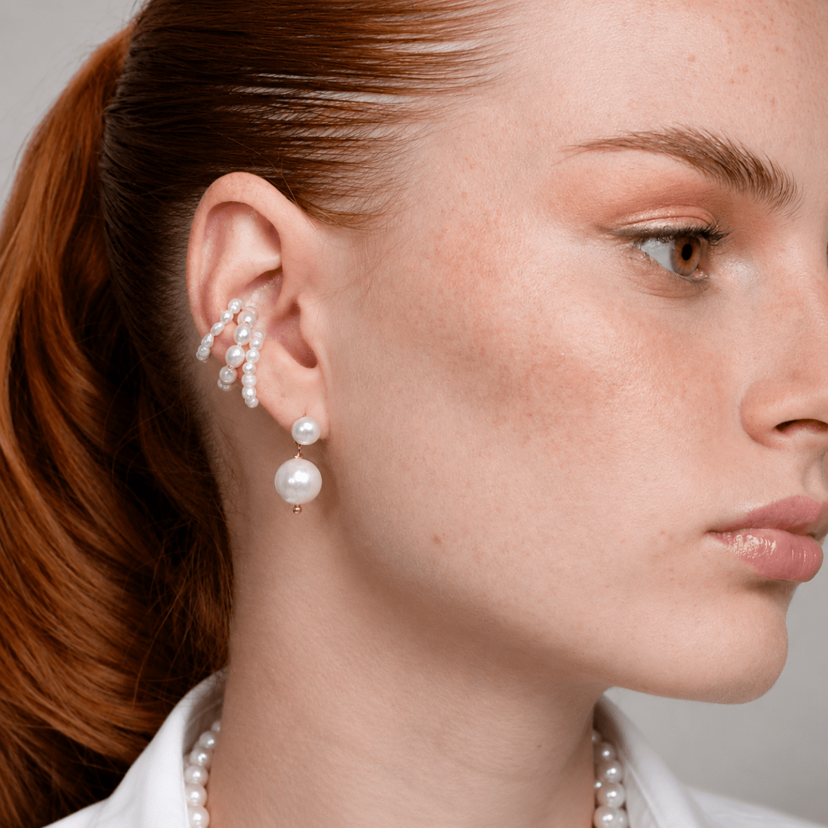ALLURE PEARL DOTS EARRINGS - ARETES - Malandra Jewelry - TA2088