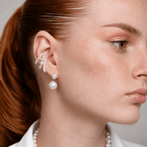 ALLURE PEARL DOTS EARRINGS - ARETES - Malandra Jewelry - TA2088