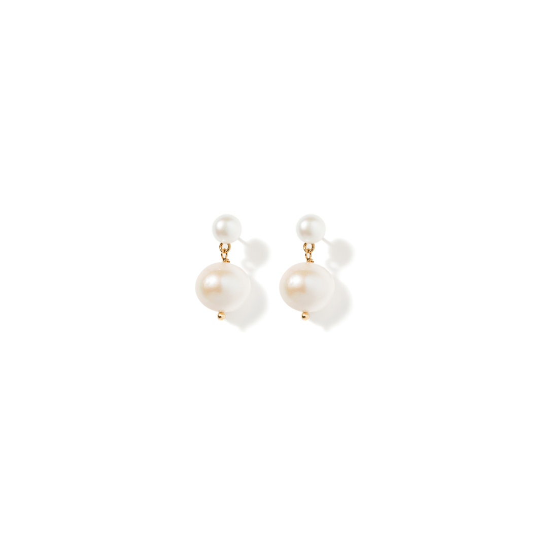 ALLURE PEARL DOTS EARRINGS - ARETES - Malandra Jewelry - TA2088
