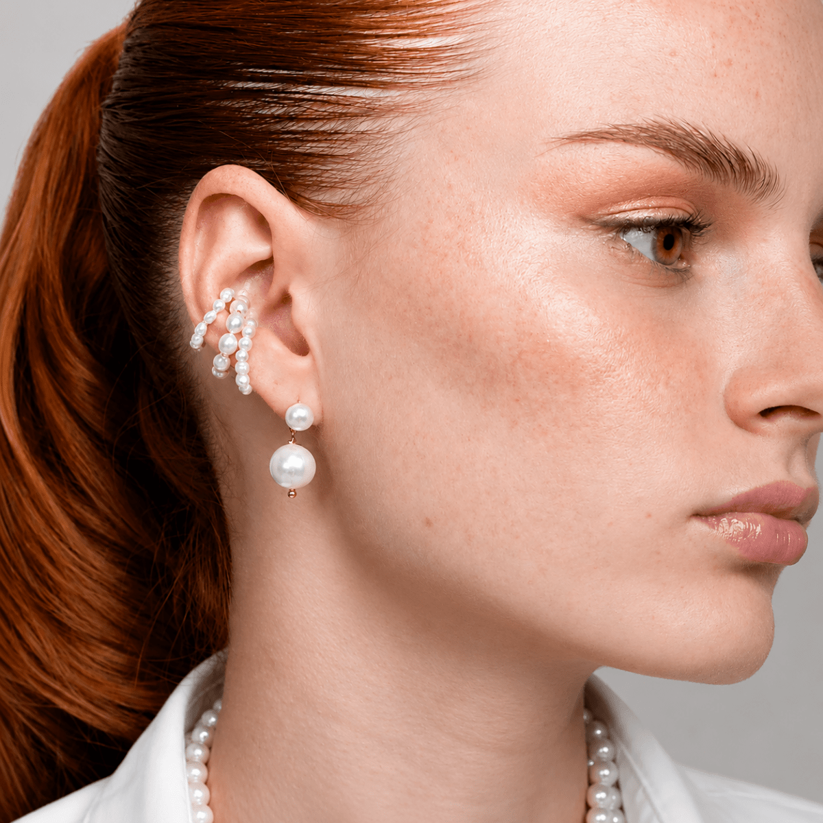 ALLURE PEARL DOTS EARRINGS - ARETES - Malandra Jewelry - TA2088