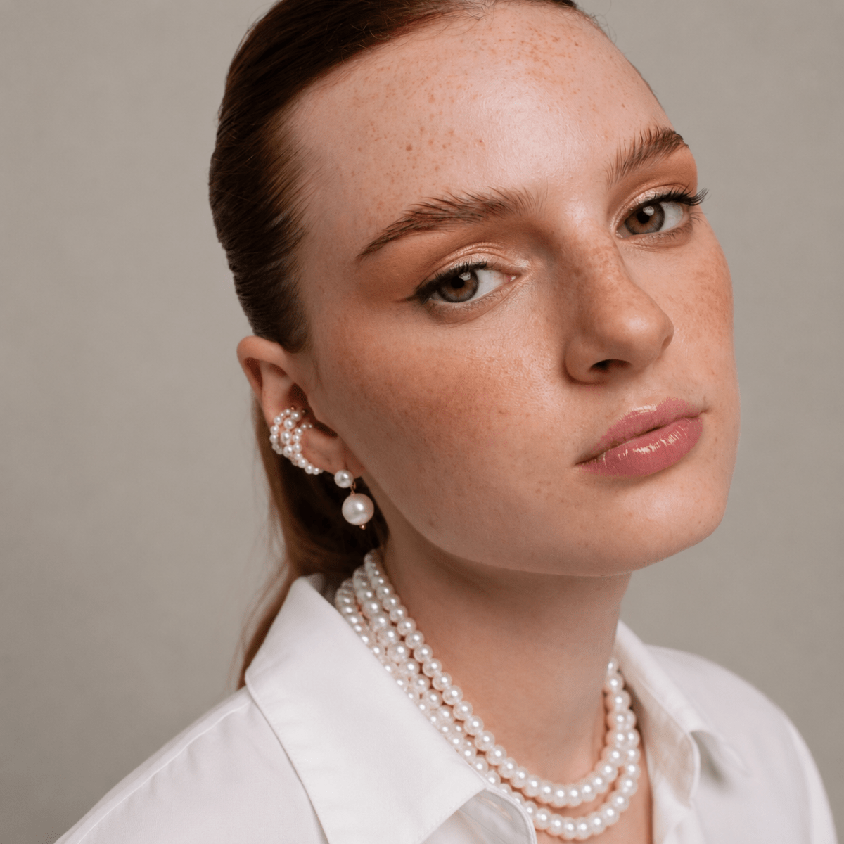 ALLURE PEARL DOTS EARRINGS - ARETES - Malandra Jewelry - TA2088