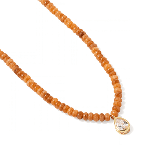 Almond Jasper Gaia Necklace - COLLARES - Malandra Jewelry - TC2701