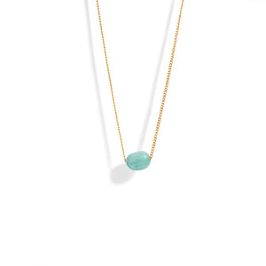 AMAZONITE GRATITUDE NECKLACE - COLLARES - Malandra Jewelry - TC1641