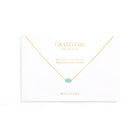 AMAZONITE GRATITUDE NECKLACE - COLLARES - Malandra Jewelry - TC1641