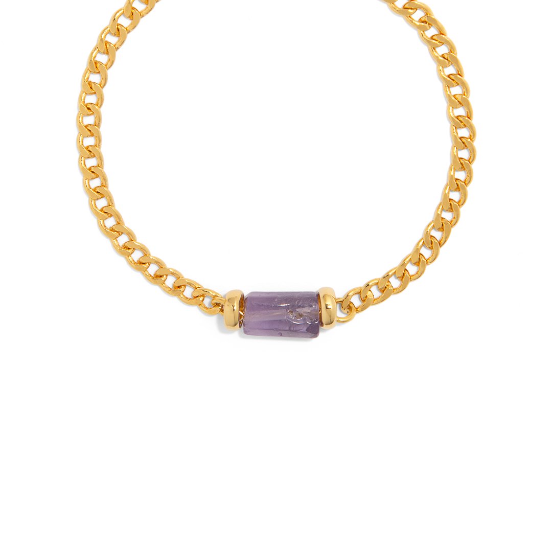 AMETHYST AURA BRACELET - PULSERAS - Malandra Jewelry - TP1616