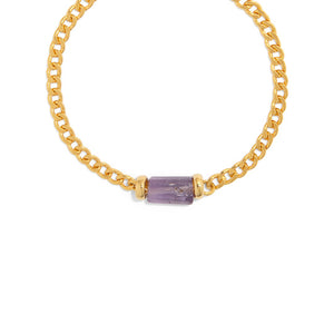 AMETHYST AURA BRACELET - PULSERAS - Malandra Jewelry - TP1616