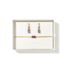 AMETHYST AURA GIFT SET - SETS DE REGALO - Malandra Jewelry - SET117-TP1616 TA1626