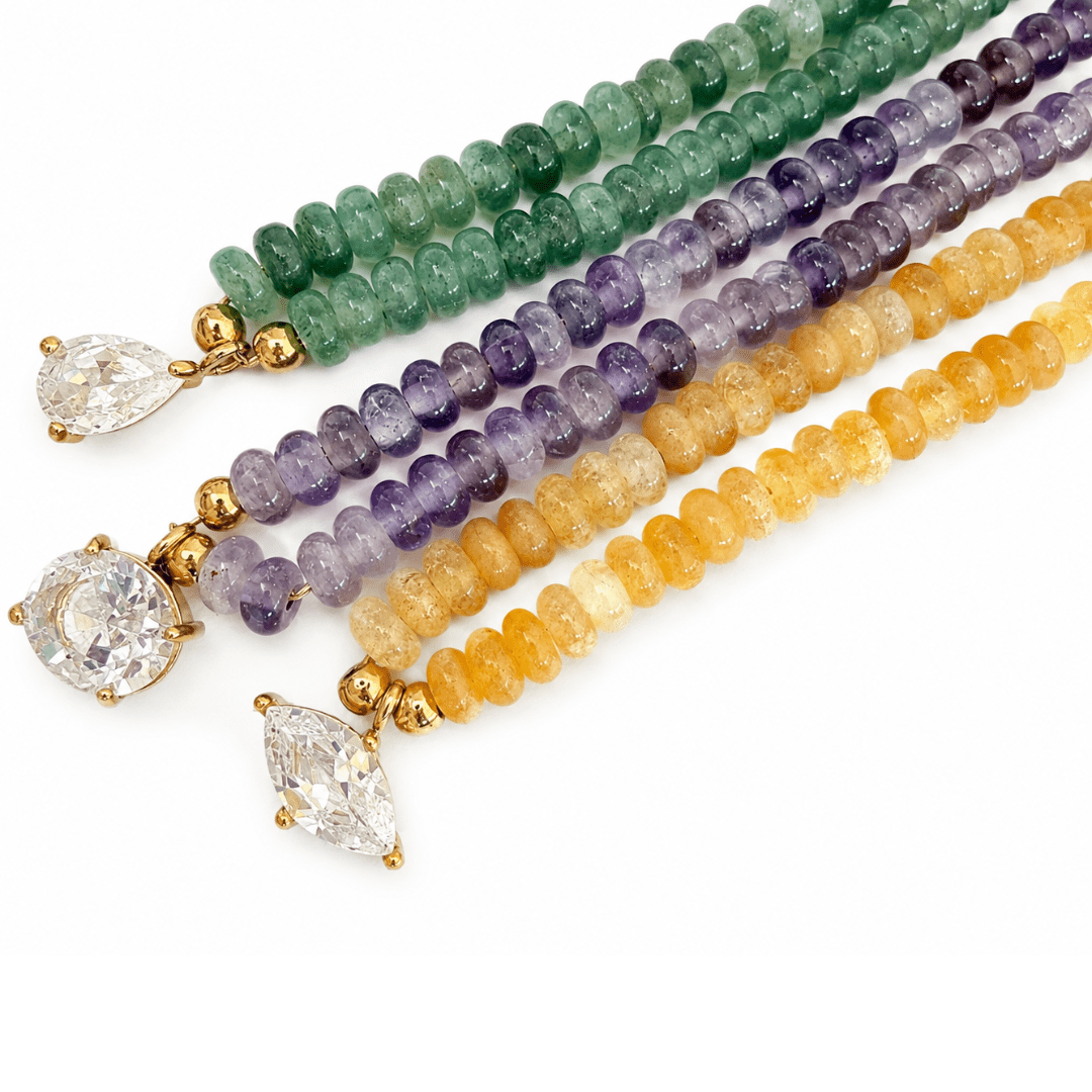 Amethyst Oval Bracelet - PULSERAS - Malandra Jewelry - EUWP616-JDB0306073-PU