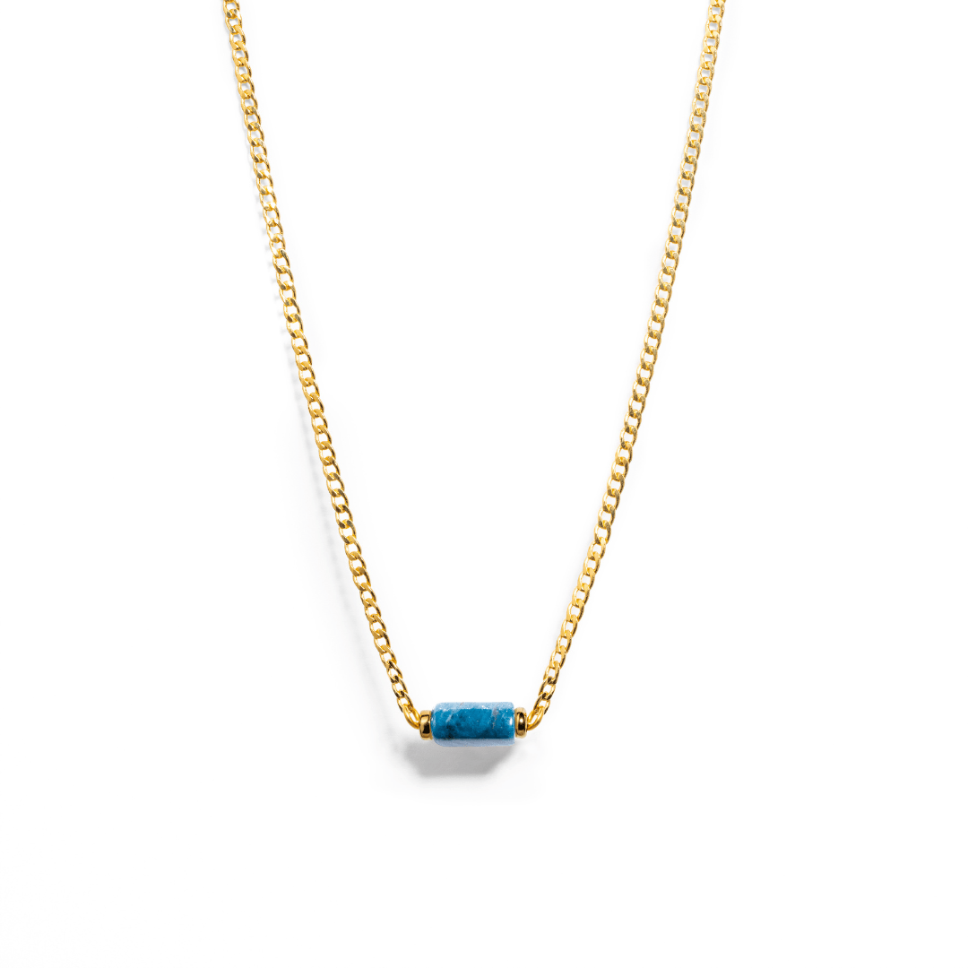 APATITE AURA NECKLACE - COLLARES - Malandra Jewelry - TC1177