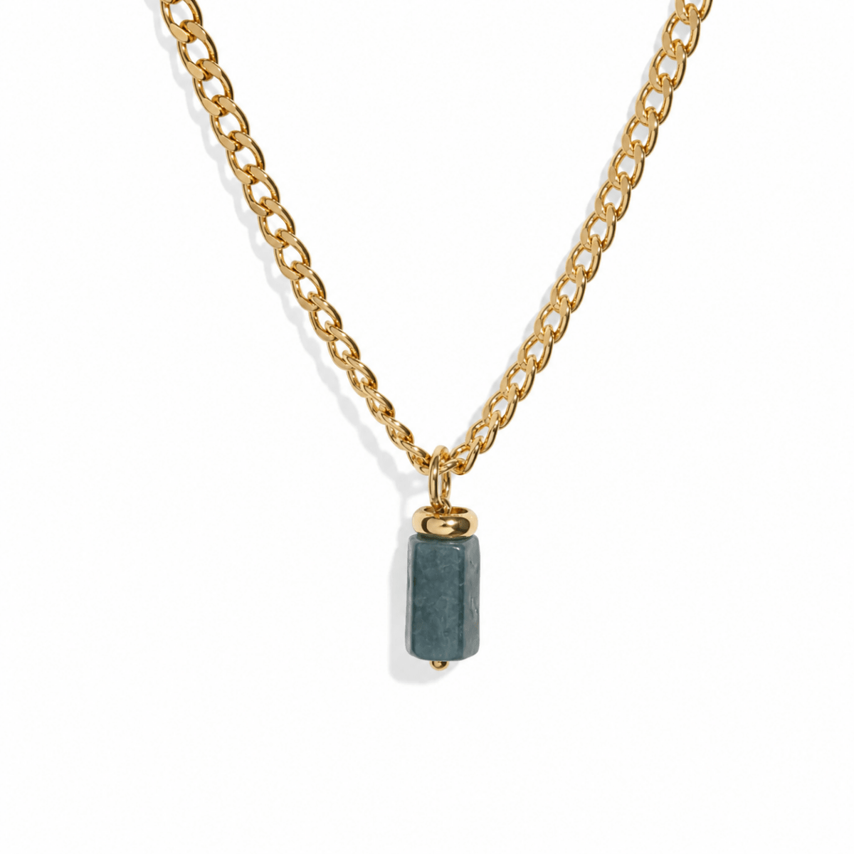 APATITE V AURA NECKLACE - COLLARES - Malandra Jewelry - TC1177