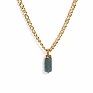 APATITE V AURA NECKLACE - COLLARES - Malandra Jewelry - TC1177