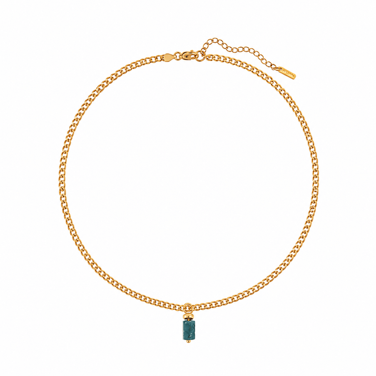 APATITE V AURA NECKLACE - COLLARES - Malandra Jewelry - TC1177