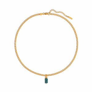 APATITE V AURA NECKLACE - COLLARES - Malandra Jewelry - TC1177