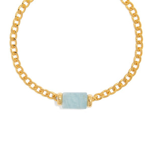 AQUAMARINE AURA BRACELET - PULSERAS - Malandra Jewelry - TP1619