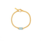 AQUAMARINE AURA BRACELET - PULSERAS - Malandra Jewelry - TP1619