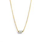 AQUAMARINE AURA NECKLACE - COLLARES - Malandra Jewelry - TC1183