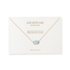 AQUAMARINE GLOW GRATITUDE NECKLACE - COLLARES - Malandra Jewelry - TC2200