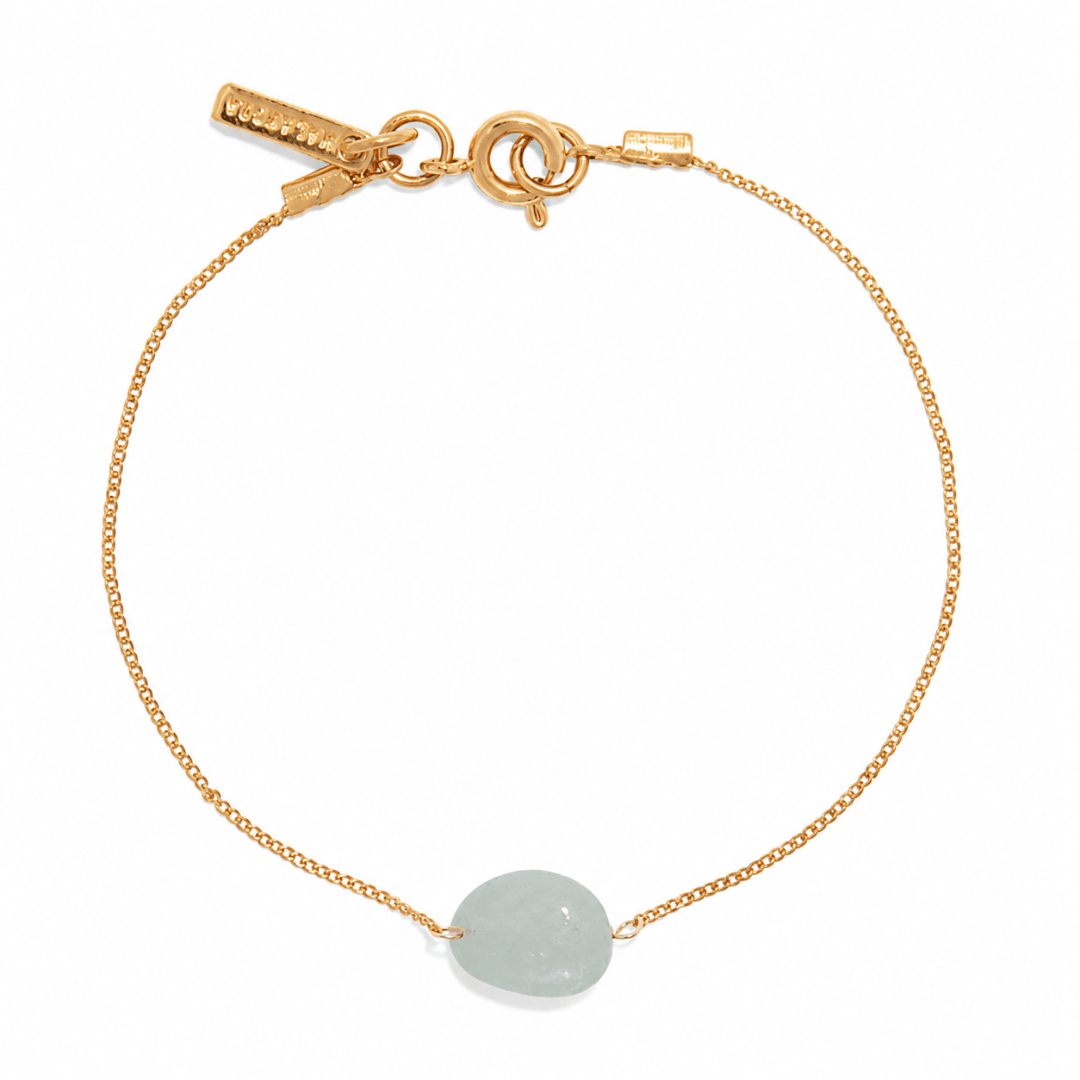 Aquamarine Gratitud Bracelet - PULSERAS - Malandra Jewelry - TP1653