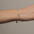 AQUAMARINE GRATITUDE BRACELET - PULSERAS - Malandra Jewelry - TP1653