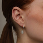 AQUAMARINE GRATITUDE EARRINGS - ARETES - Malandra Jewelry - TA1660