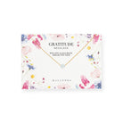 AQUAMARINE GRATITUDE NECKLACE - COLLARES - Malandra Jewelry - TC1642