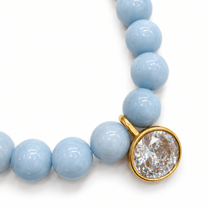 ARCTIC AQUAMARINE GAIA NECKLACE - COLLARES - Malandra Jewelry - TC2535