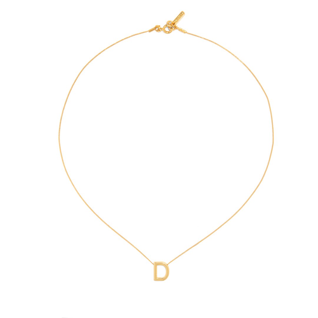 ARIAL LETTER NECKLACE - COLLARES - Malandra Jewelry - TC1503.A
