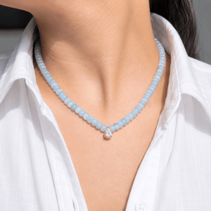 AURORA AGATE GAIA NECKLACE - COLLARES - Malandra Jewelry - LNC3