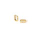 AURUM CRYSTAL EDGE HUGGIES - ARETES - Malandra Jewelry - EYHA89-MODEL  3 EARRING
