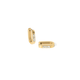 AURUM DUAL LUMEN HUGGIES - ARETES - Malandra Jewelry - EYHA88-MODEL  2 EARRING