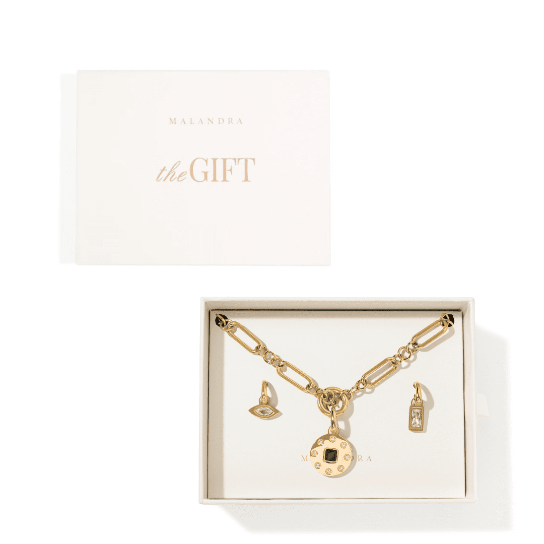 AURUM LIGHT & PROTECTION GIFT SET - SETS DE REGALO - Malandra Jewelry - SET163 EYHC76/EYHD68/EYHD74/EYHD72