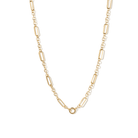 AURUM LIGHTCHAIN NECKLACE - COLLARES - Malandra Jewelry - EYHC77-MODEL  2 NECKLACE