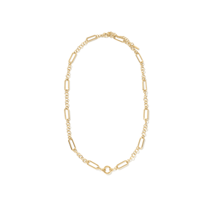 AURUM LIGHTCHAIN NECKLACE - COLLARES - Malandra Jewelry - EYHC77-MODEL  2 NECKLACE