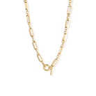 AURUM SOULCHAIN NECKLACE - COLLARES - Malandra Jewelry - EYHC76-MODEL  1 NECKLACE