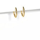 AVANT OVAL EARRINGS - ARETES - Malandra Jewelry - AA1308-ASUC05028