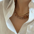AVENTURINE MOON TERRA NECKLACE - COLLARES - Malandra Jewelry - TC2076