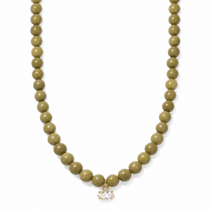 Avocado Jade Gaia Necklace - COLLARES - Malandra Jewelry - TC2696