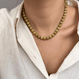 AVOCADO TERRA NECKLACE - COLLARES - Malandra Jewelry - TC2153