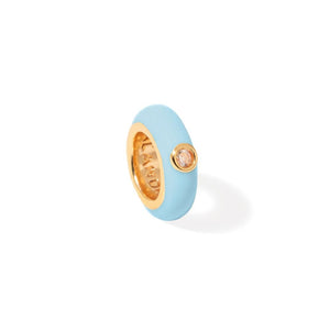 BABY BLUE GLOW CHARM - DIJES - Malandra Jewelry - EYHD170-"Model 6  " CELESTE